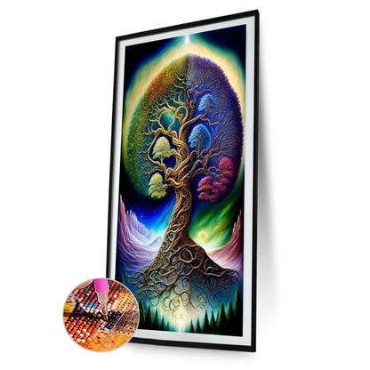 Life Tree - Full Round Drill Diamond Painting 40*70CM