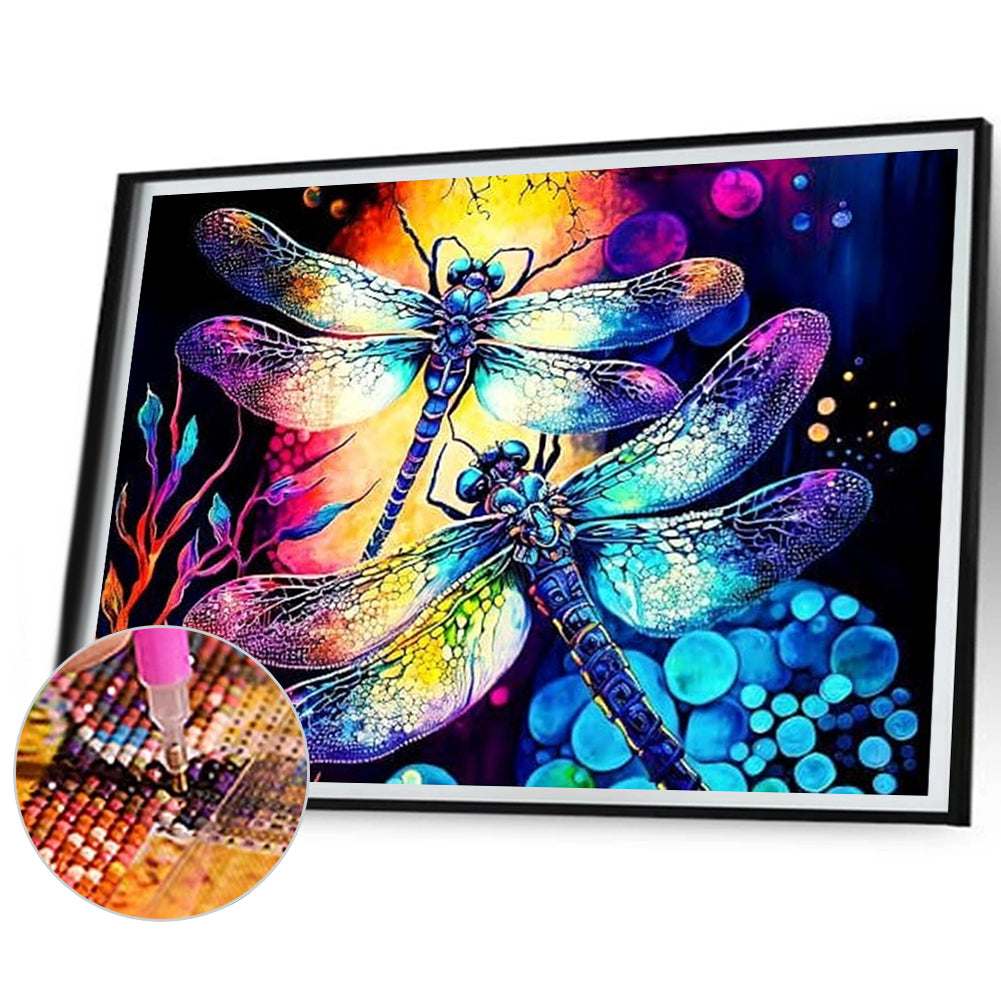 Dragonfly - Full Square Drill Diamond Painting 40*30CM