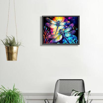 Dragonfly - Full Square Drill Diamond Painting 40*30CM