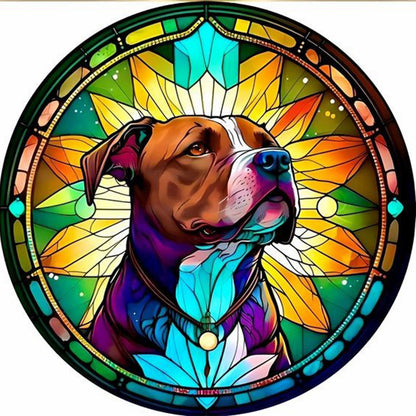 Puppy - Full Round Drill Diamond Painting 30*30CM