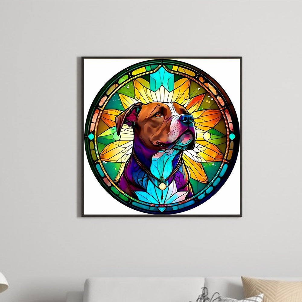 Puppy - Full Round Drill Diamond Painting 30*30CM