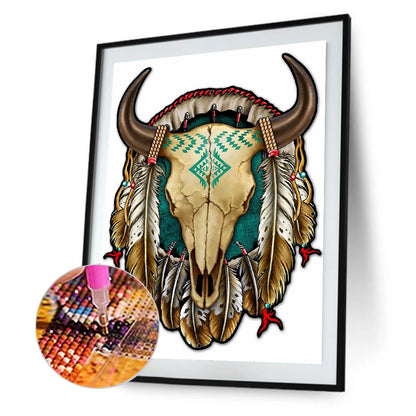 Indian Animal Dream Catcher - Full Round Drill Diamond Painting 30*40CM