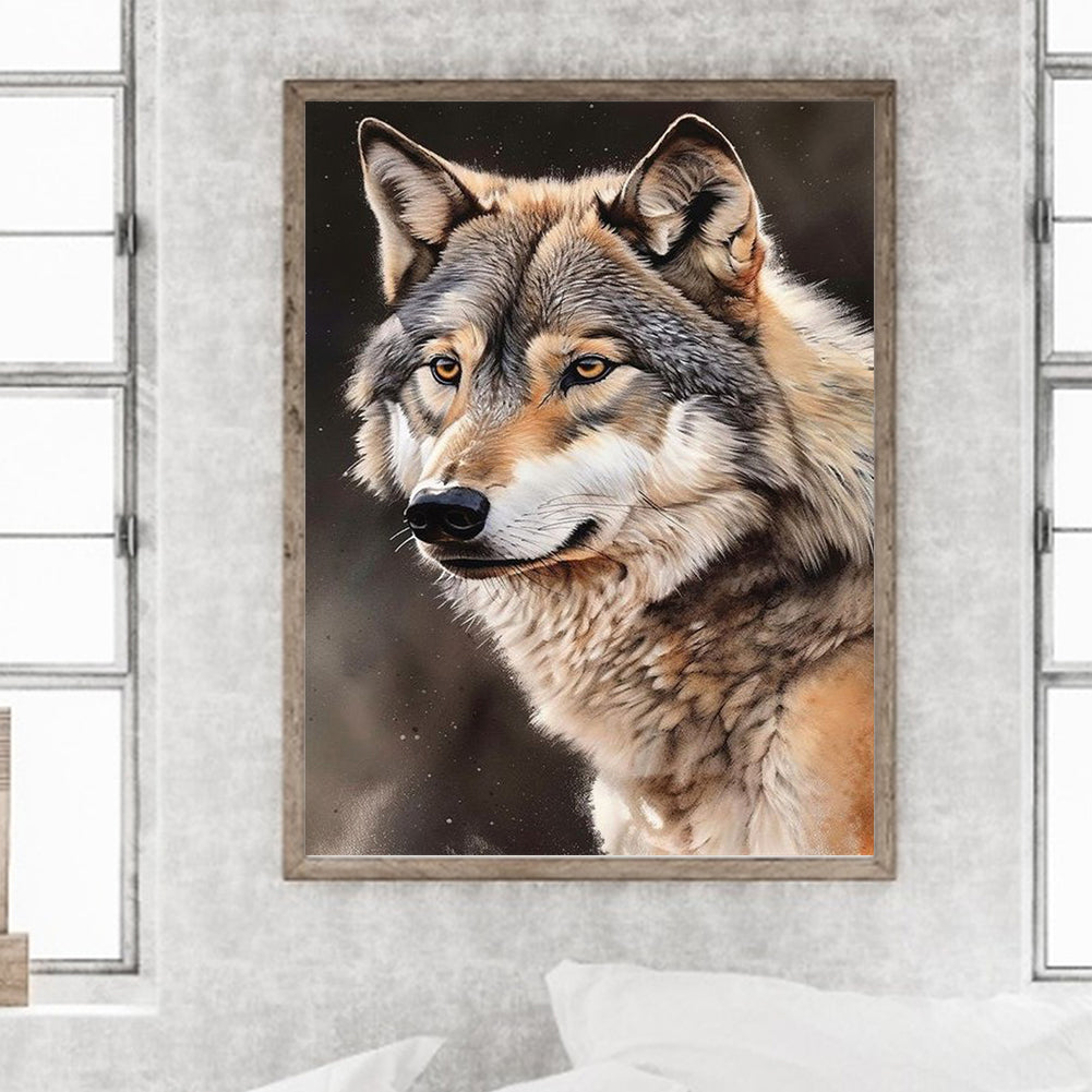 Wolf - Full Round Drill Diamond Painting 30*40CM