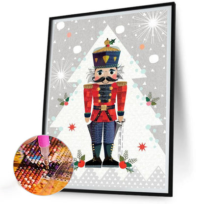 Christmas Nutcracker - Full Round Drill Diamond Painting 30*40CM