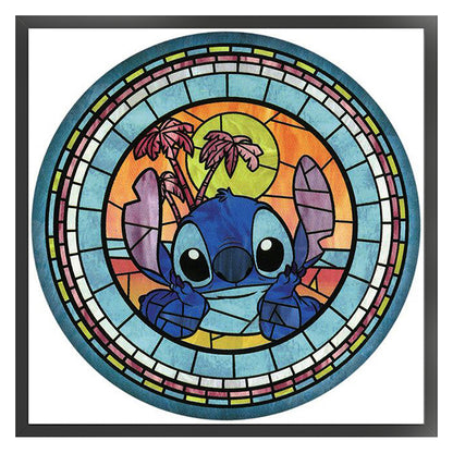 Glass Painting-Stitch - 11CT Stamped Cross Stitch 40*40CM