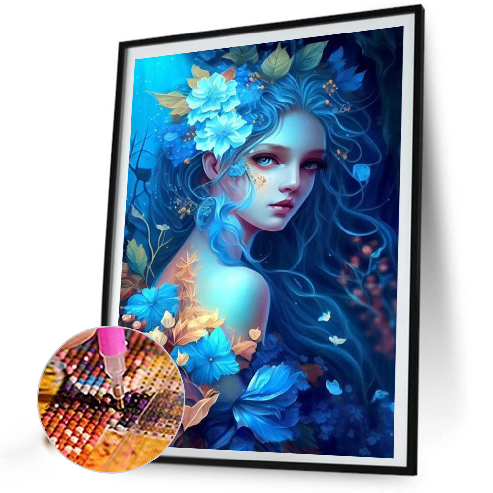 Flower Fairy - Full AB Drill Square Diamond Painting 40*60CM