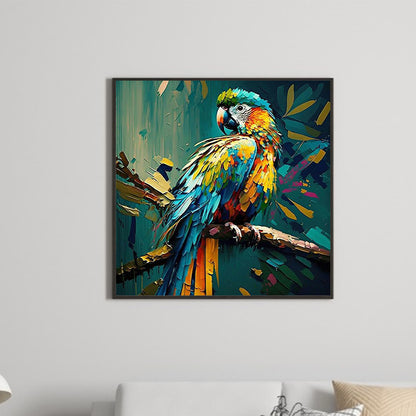 Macaw On The Branch - Full Round Drill Diamond Painting 30*30CM