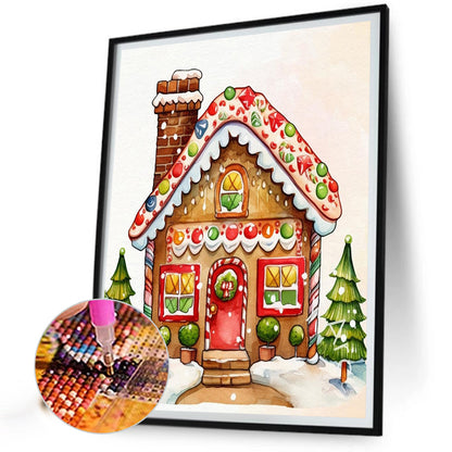 Candy House - Full Round Drill Diamond Painting 40*50CM