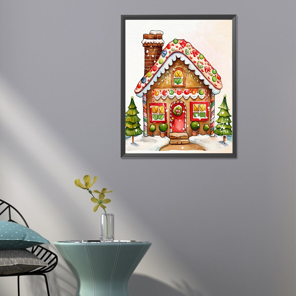 Candy House - Full Round Drill Diamond Painting 40*50CM