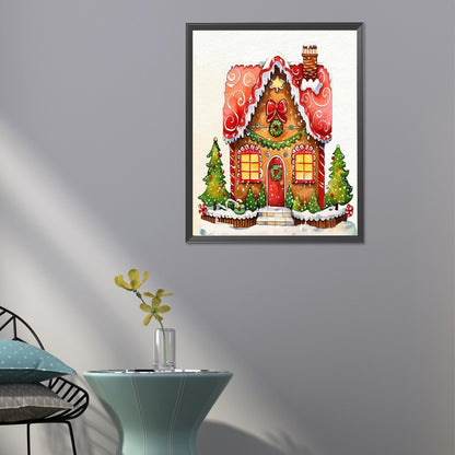 Candy House - Full Round Drill Diamond Painting 40*50CM