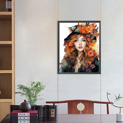 Witch - Full Round Drill Diamond Painting 40*50CM