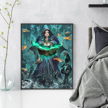 Sorceress - 11CT Stamped Cross Stitch 40*50CM