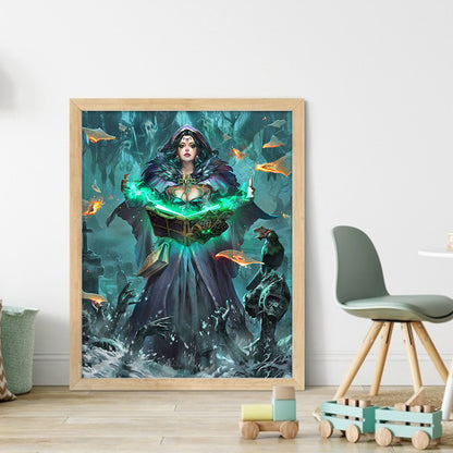 Sorceress - 11CT Stamped Cross Stitch 40*50CM