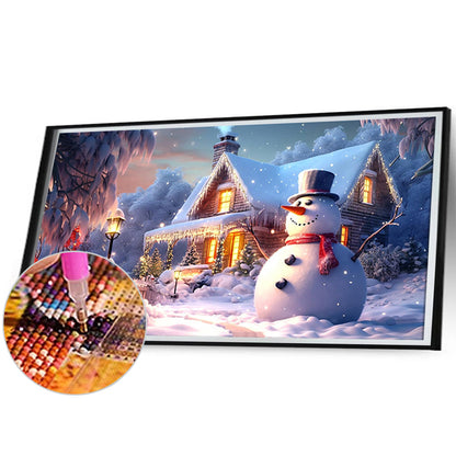 Winter Snow - Full Round Drill Diamond Painting 70*40CM