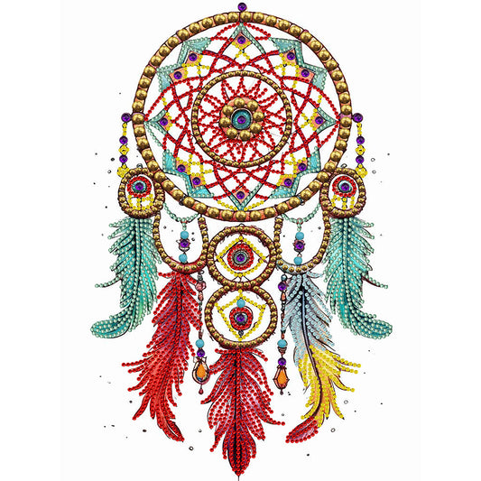 Dreamcatcher - Special Shaped Drill Diamond Painting 30*40CM