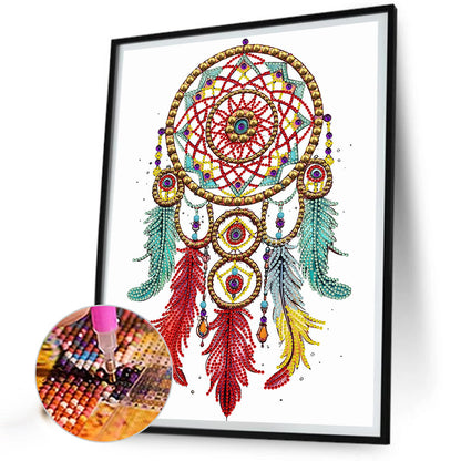 Dreamcatcher - Special Shaped Drill Diamond Painting 30*40CM