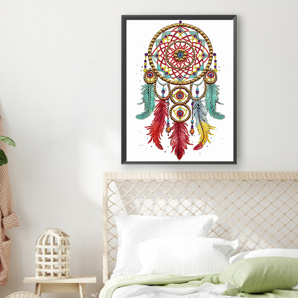 Dreamcatcher - Special Shaped Drill Diamond Painting 30*40CM