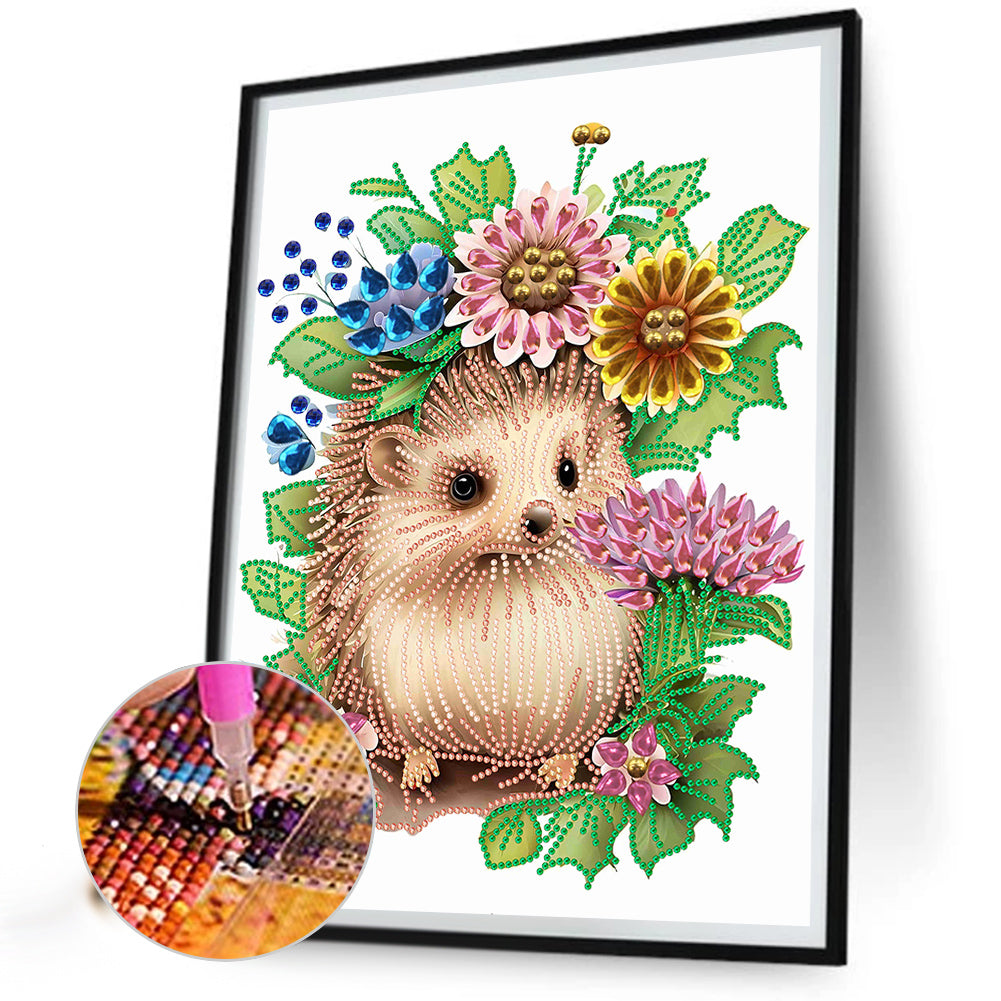 Hedgehog - Special Shaped Drill Diamond Painting 30*40CM