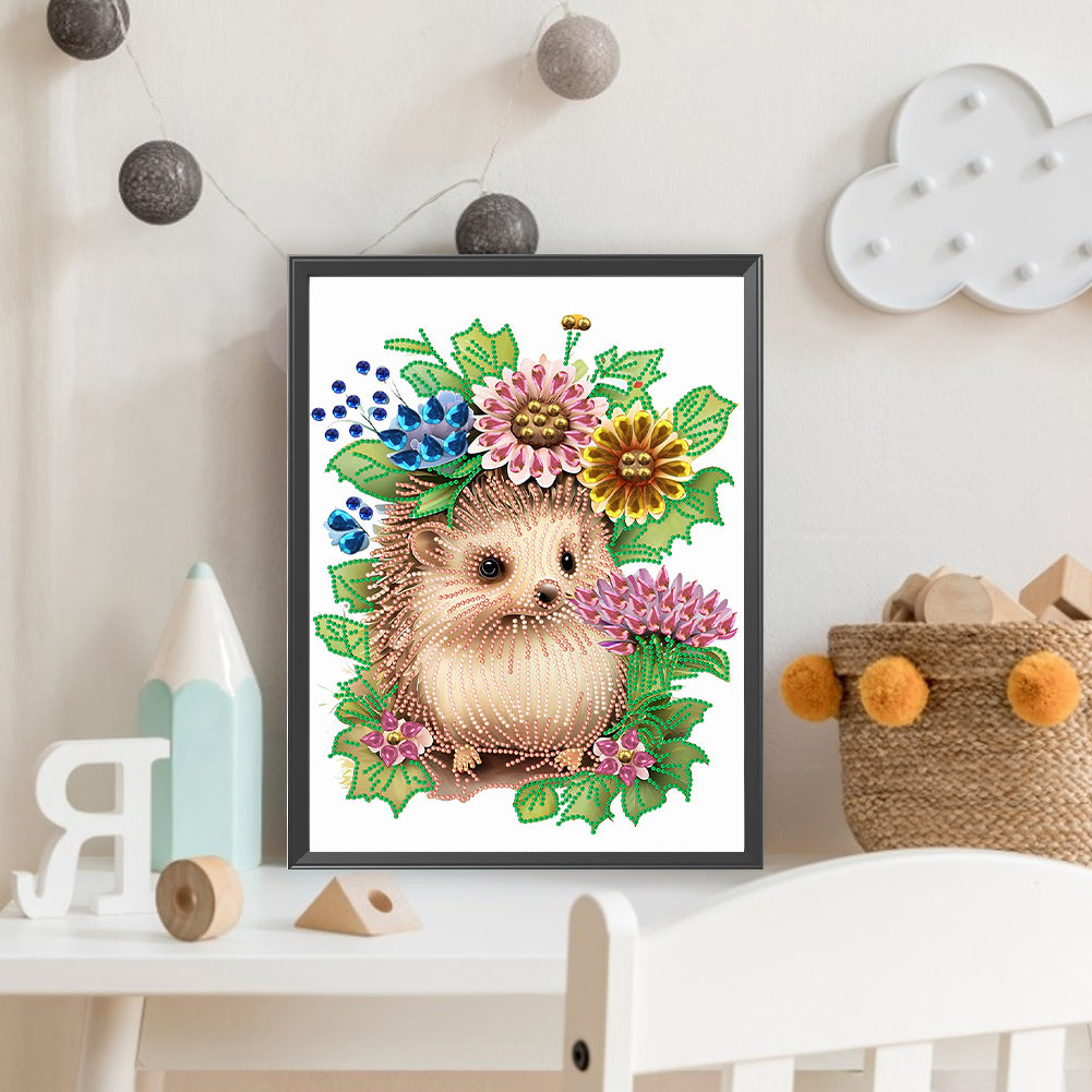 Hedgehog - Special Shaped Drill Diamond Painting 30*40CM