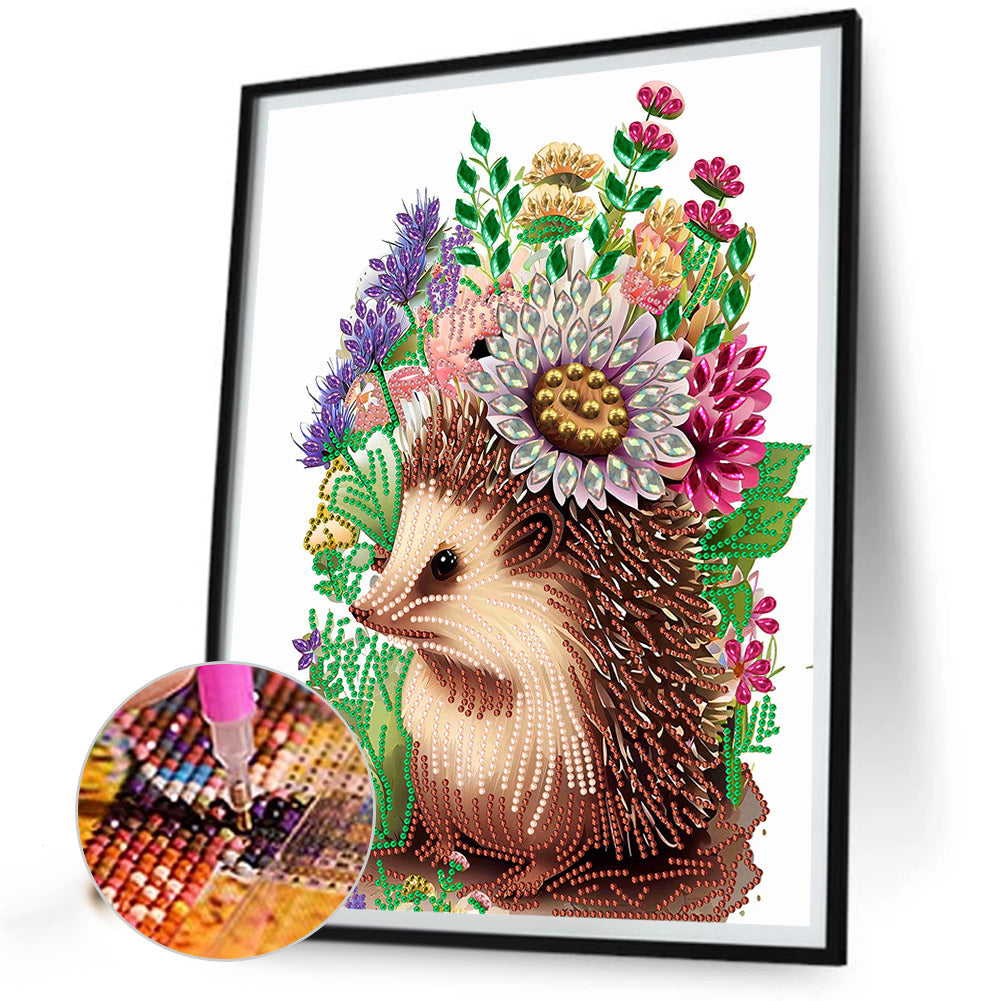 Hedgehog - Special Shaped Drill Diamond Painting 30*40CM