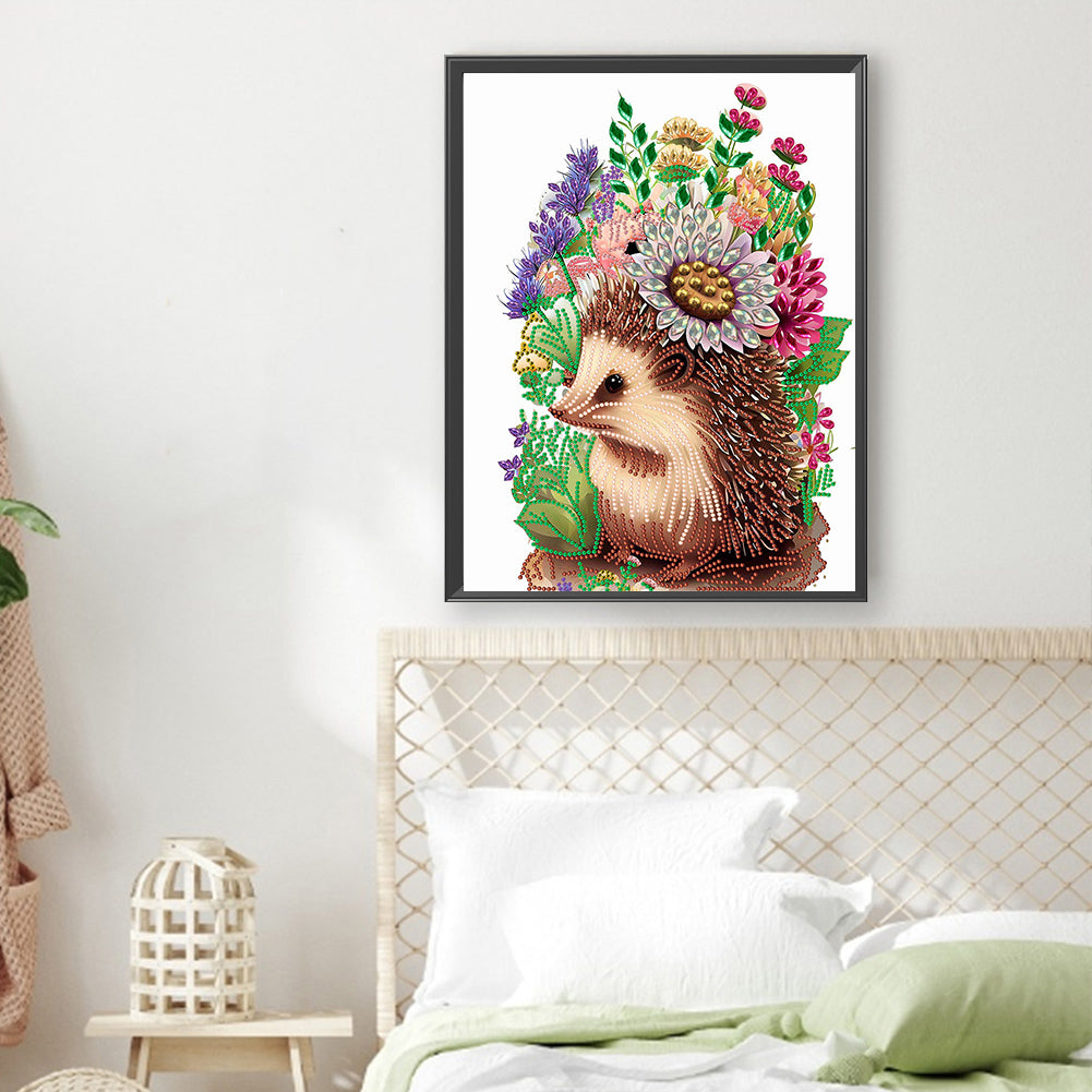 Hedgehog - Special Shaped Drill Diamond Painting 30*40CM