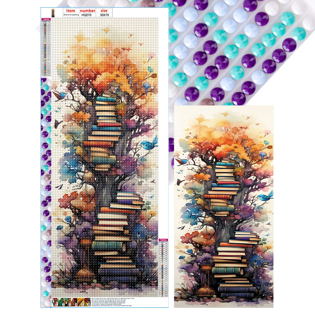 Book Cliff - Full Round Drill Diamond Painting 30*70CM