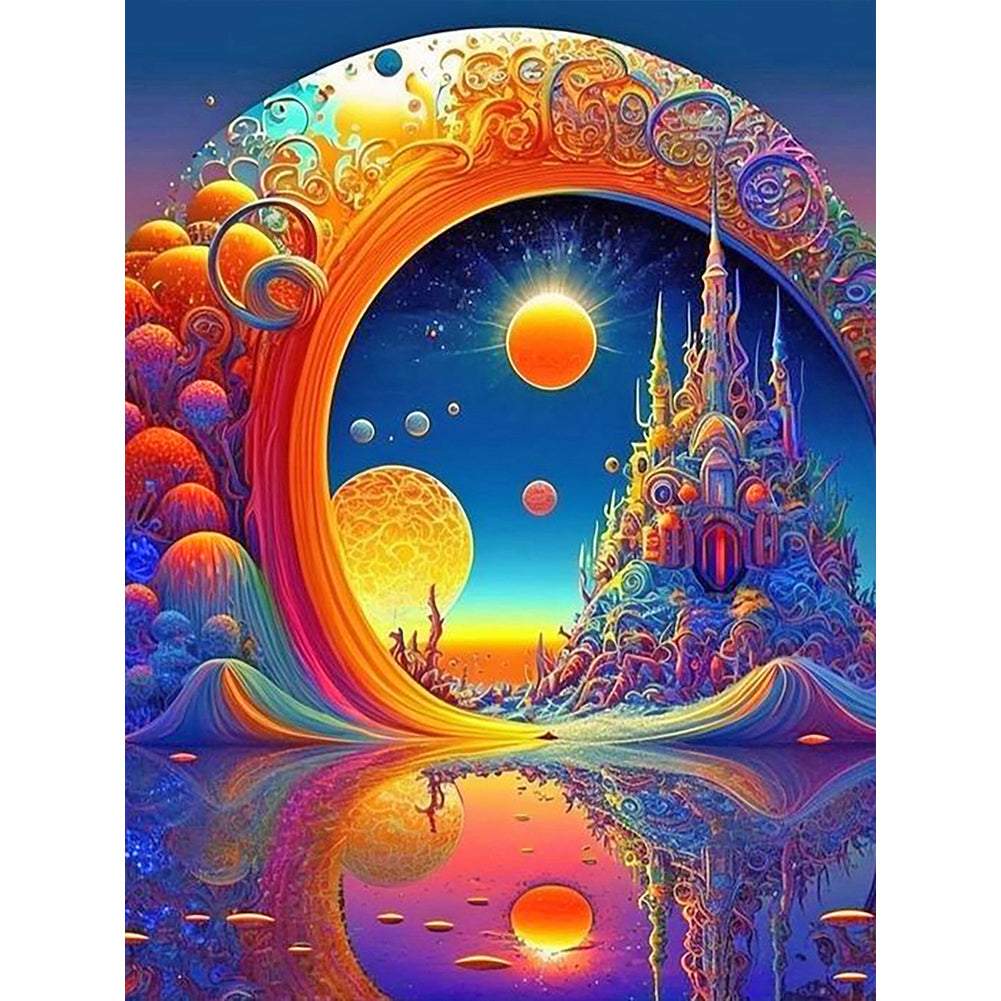 Fantasy Wonderland - Full Round Drill Diamond Painting 30*40CM