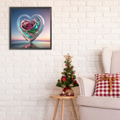 Love Rose - Full Round Drill Diamond Painting 30*30CM
