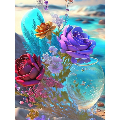 Seaside Romance - Full Round Drill Diamond Painting 30*40CM