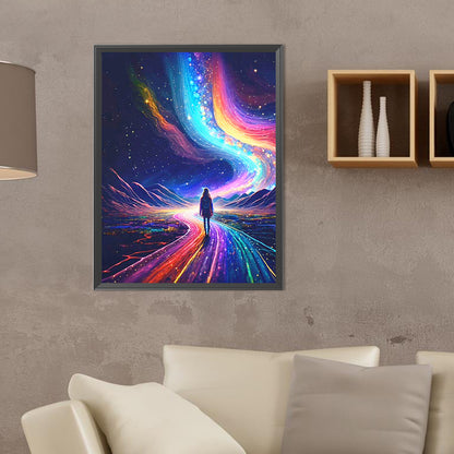 Rainbow Road - Full Round Drill Diamond Painting 30*40CM