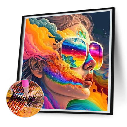 Rainbow Colored Wonderland - Full Round Drill Diamond Painting 30*30CM