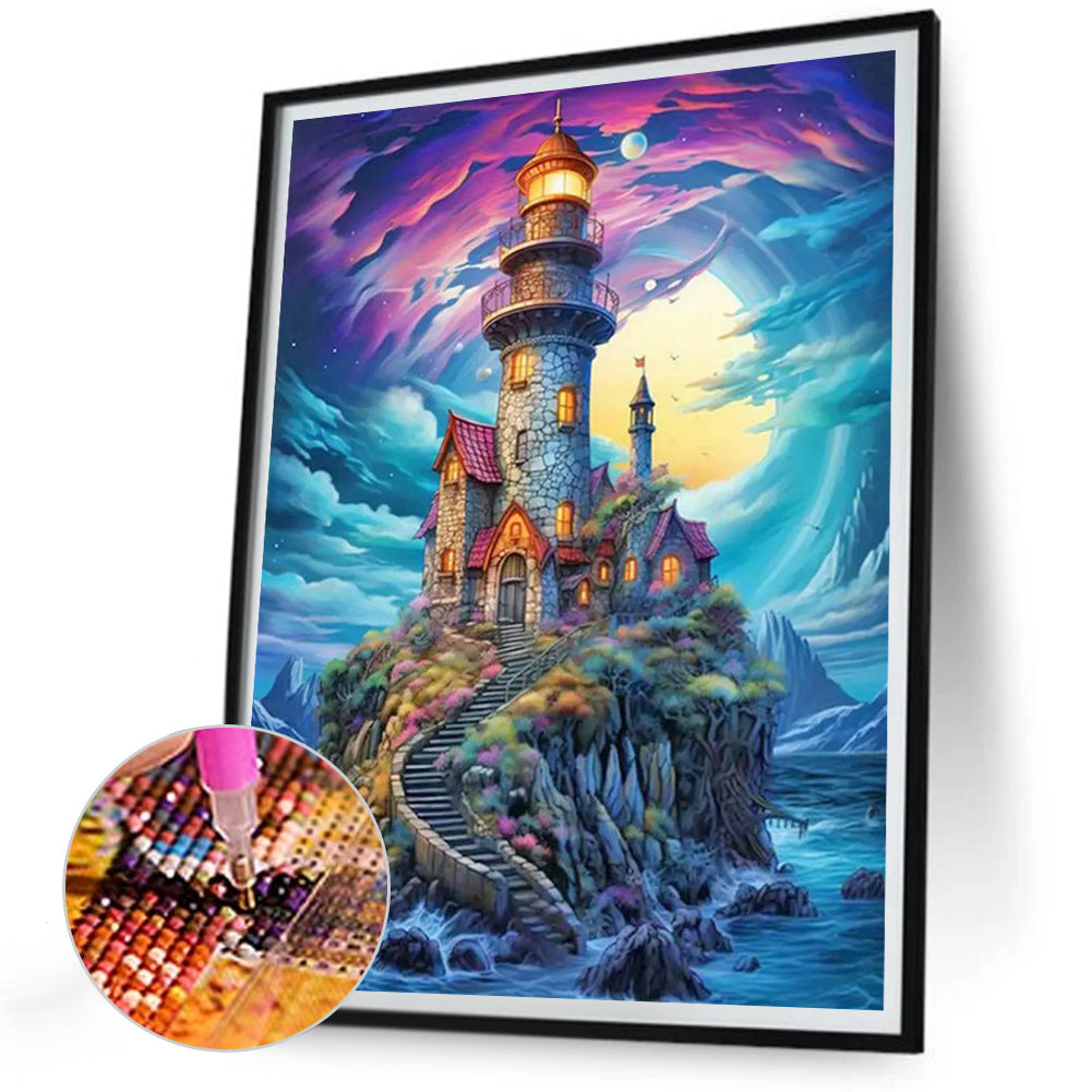 Dokdo In The Sea - Full Round Drill Diamond Painting 30*40CM