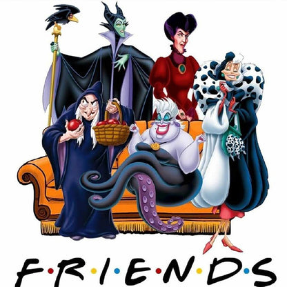 Disney Villains - 11CT Stamped Cross Stitch 50*50CM