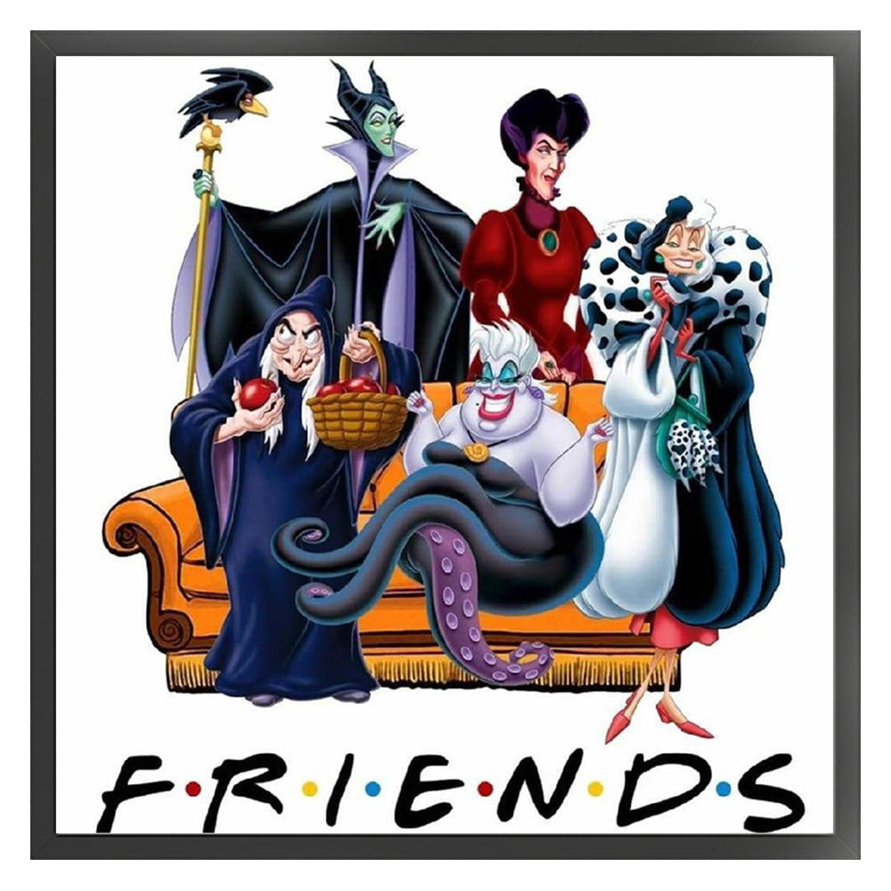 Disney Villains - 11CT Stamped Cross Stitch 50*50CM