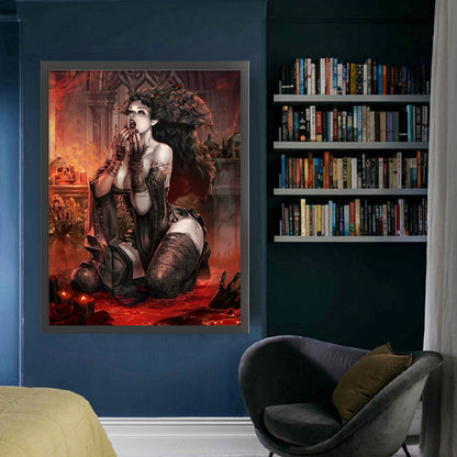 Devil Woman - 11CT Stamped Cross Stitch 50*67CM