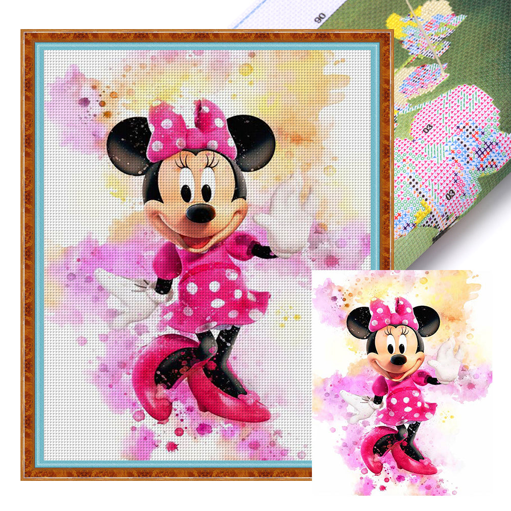 Minnie - 11CT Stamped Cross Stitch 40*50CM