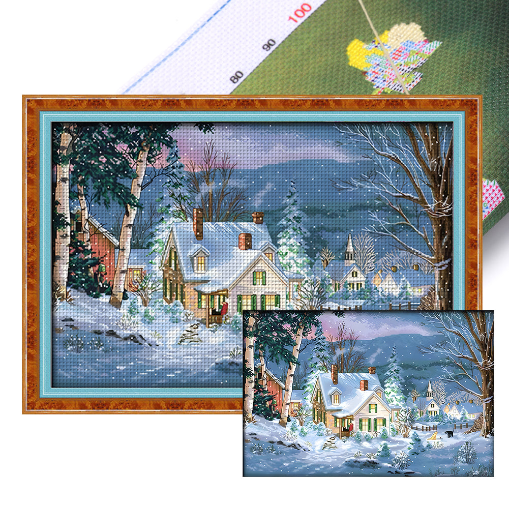 London Streets - 14CT Stamped Cross Stitch 68*48CM£¨Joy Sunday£©