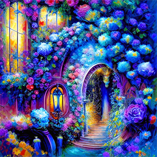 Serenity Flower Arrangement - Full Round Drill Diamond Painting 40*40CM