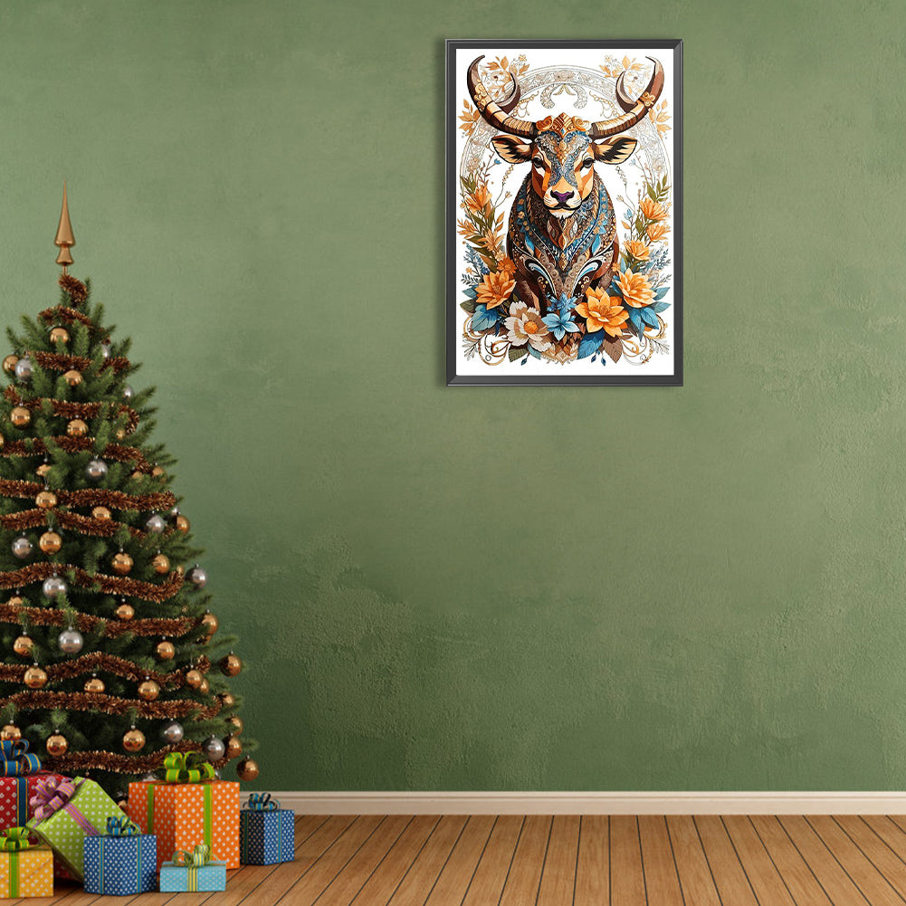 Ox - Full Round Drill Diamond Painting 40*60CM