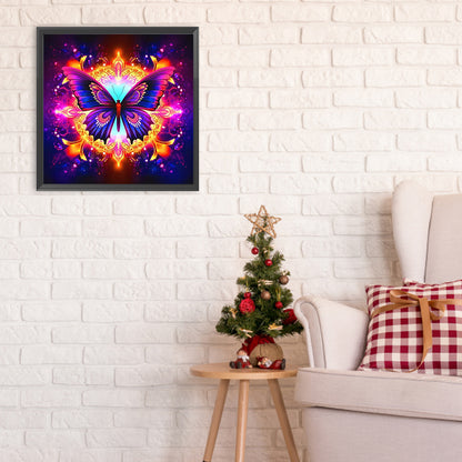 Butterfly - Full Round Drill Diamond Painting 30*30CM