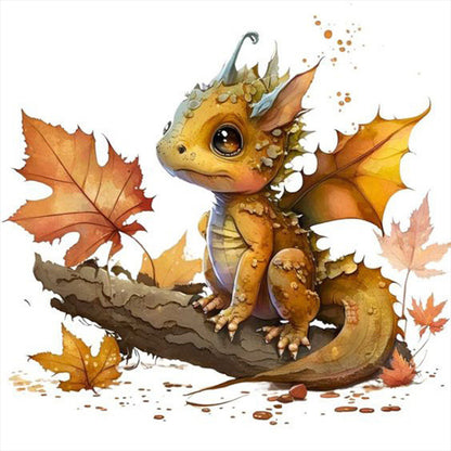 Cute Dragon - Full Square Drill Diamond Painting 30*30CM