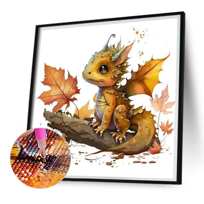 Cute Dragon - Full Square Drill Diamond Painting 30*30CM