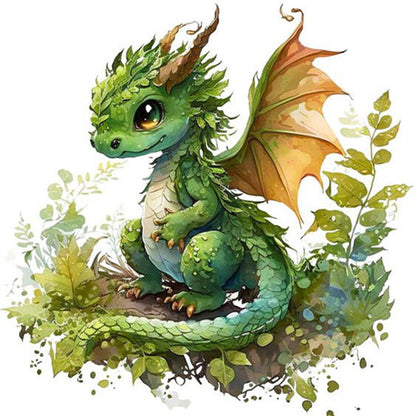 Cute Dragon - Full Square Drill Diamond Painting 30*30CM