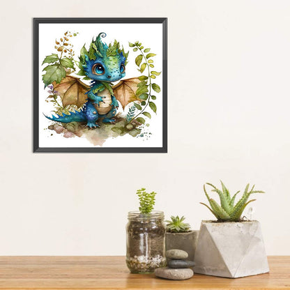 Cute Dragon - Full Square Drill Diamond Painting 30*30CM