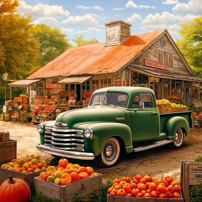 Autumn Harvest - Full Square Drill Diamond Painting 40*40CM