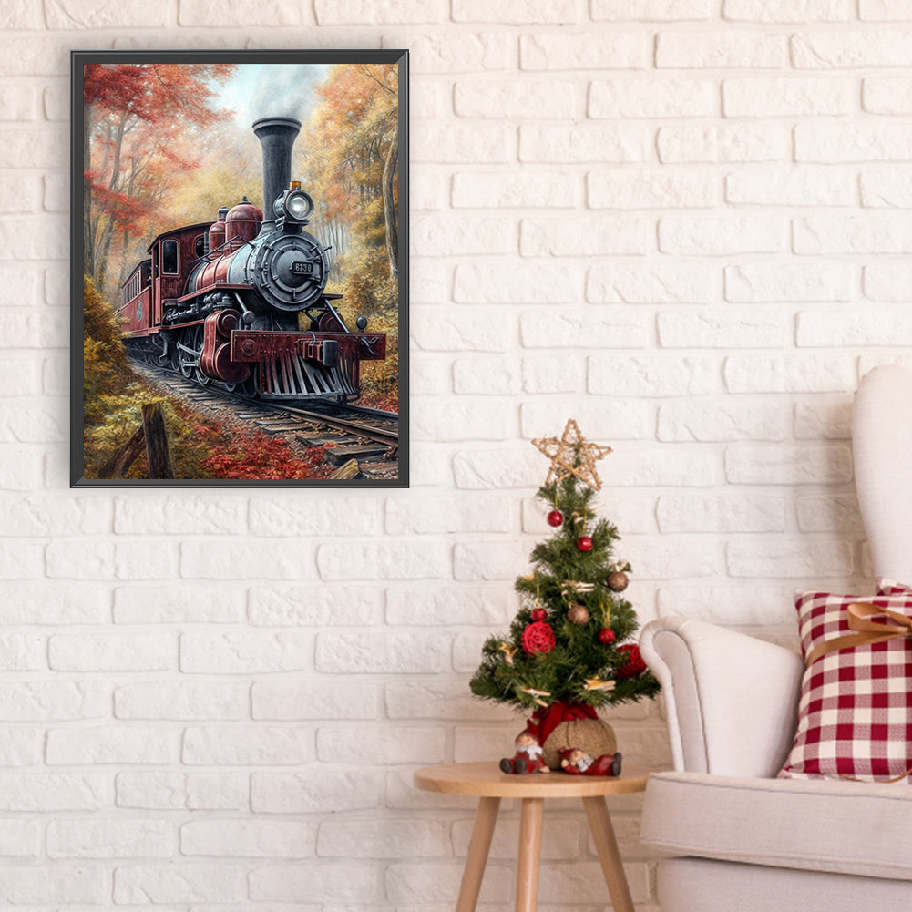 Train - Full Round Drill Diamond Painting 30*40CM