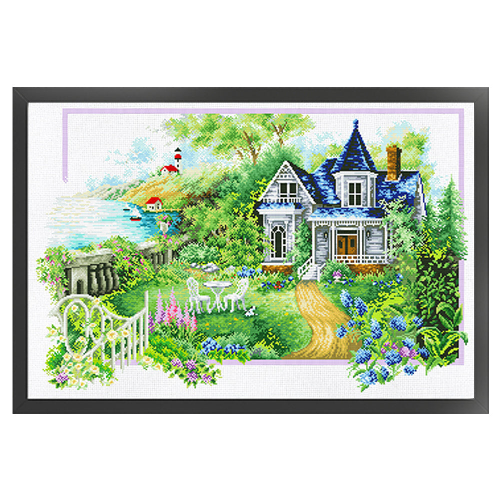 Four Seasons Home - Summer - 11CT Stamped Cross Stitch 85*60CM£¨Spring£©