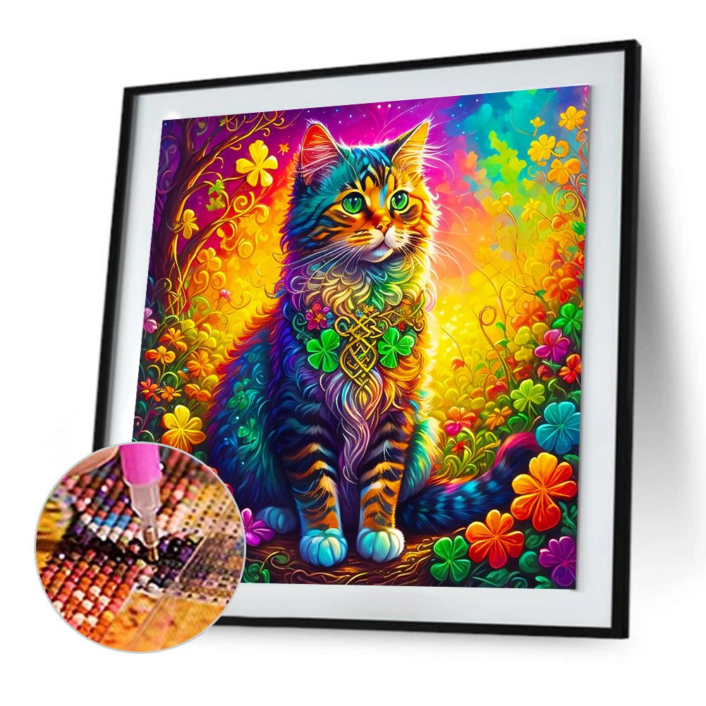 Colorful Cats - Full Round Drill Diamond Painting 50*50CM