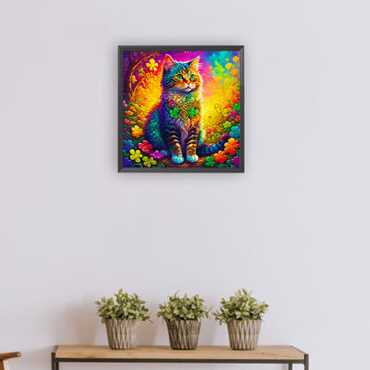 Colorful Cats - Full Round Drill Diamond Painting 50*50CM