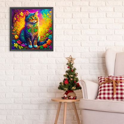 Colorful Cats - Full Round Drill Diamond Painting 50*50CM